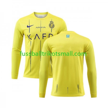 Fußballtrikots Al-Nassr 2023-2024 Langarm Heimtrikotsatz kaufen